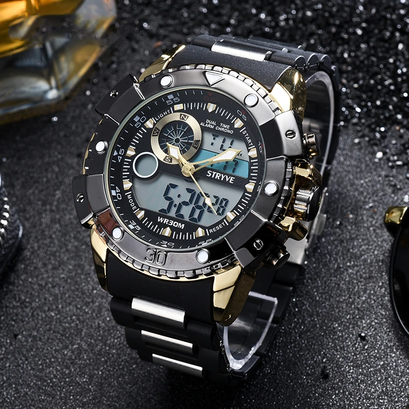 Часы наручные Relojs Stryve мужские водонепроницаемые 3 АТМ|watch brand|watch fwatch fashion |