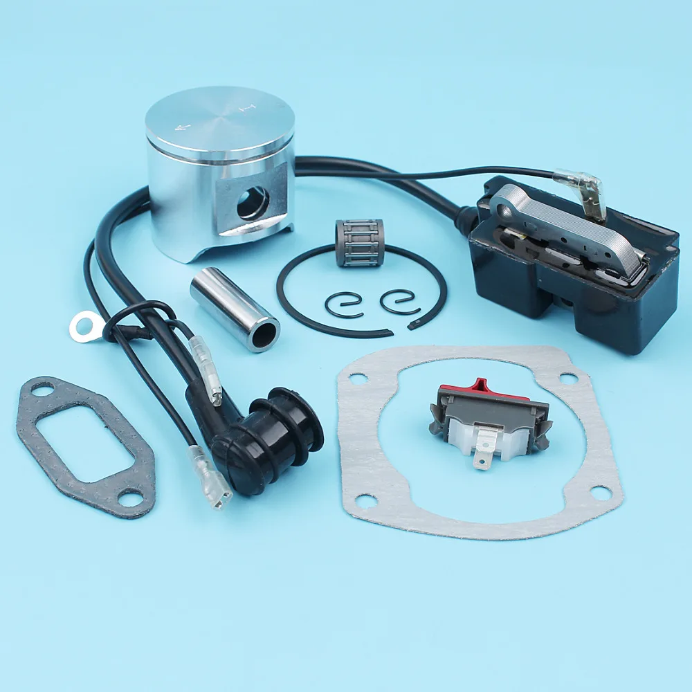 

48mm Piston Kit Ignition Module Coil Needle Bearing Kit For Jonsered CS2165 2065 2165 Husqvarna 365 EPA Chainsaw 503 69 13-03