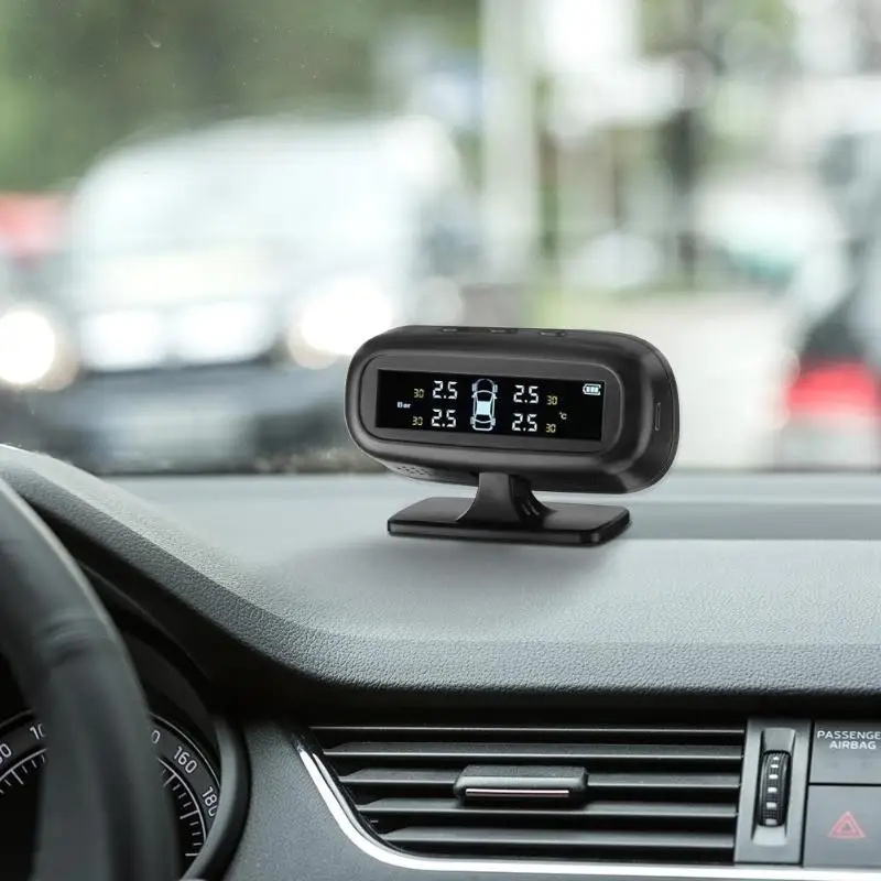 VODOOL умная Беспроводная Автомобильная TPMS система мониторинга давления в шинах ЖК