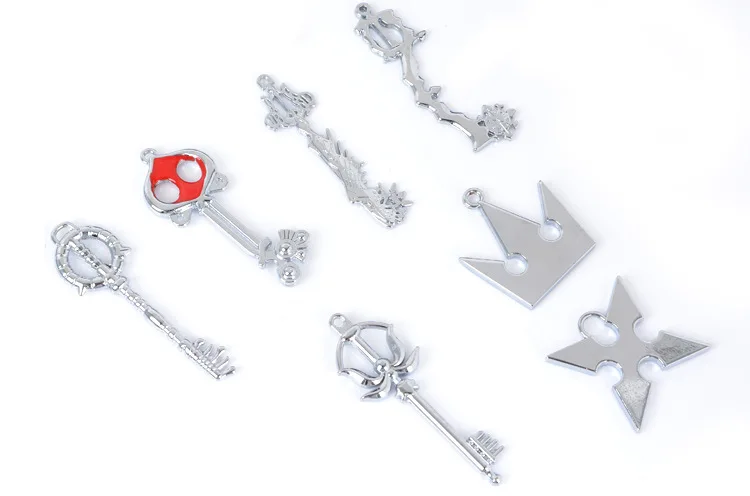Kingdom Hearts II ключ ожерелье «Лезвие» кулон брелок Книги об оружии 12 шт./компл. 2 стиля Косплэй аксессуары реквизит Collectilbes подарок