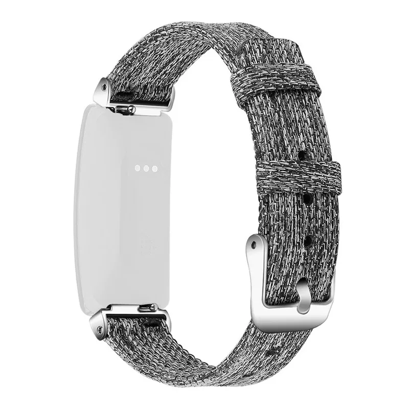B Замена плетеная холщовая ткань ремешок для Fitbit Inspire/Inspire HR Группа браслет Ремешки для часов Ремешки для наручных часов#627 - Цвет: B