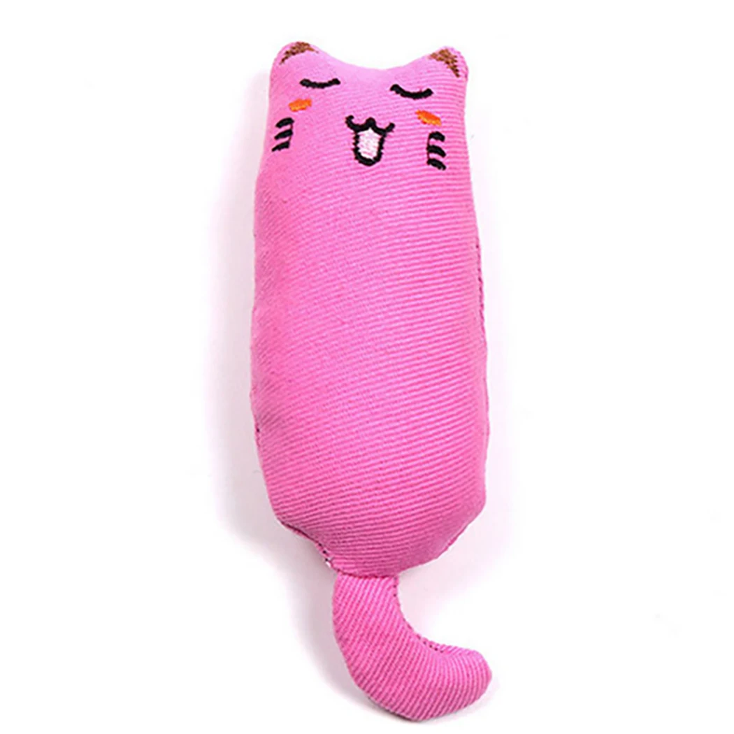 Игрушки для кошек 1 шт., милые мини-игрушки для домашних животных, плюшевые игрушки, когти для укуса большого пальца, кошки, мяты, скребок, зубы, шлифовка кошачьей мяты, игрушки для домашних животных, интерактивные материалы