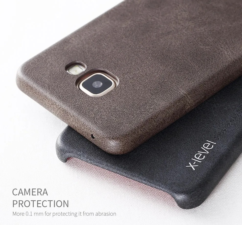 A7 (2018) A5 Case X-Level New Vintage Leather Phone For Samsung Ultra thin Protective Back Cover | Мобильные телефоны и