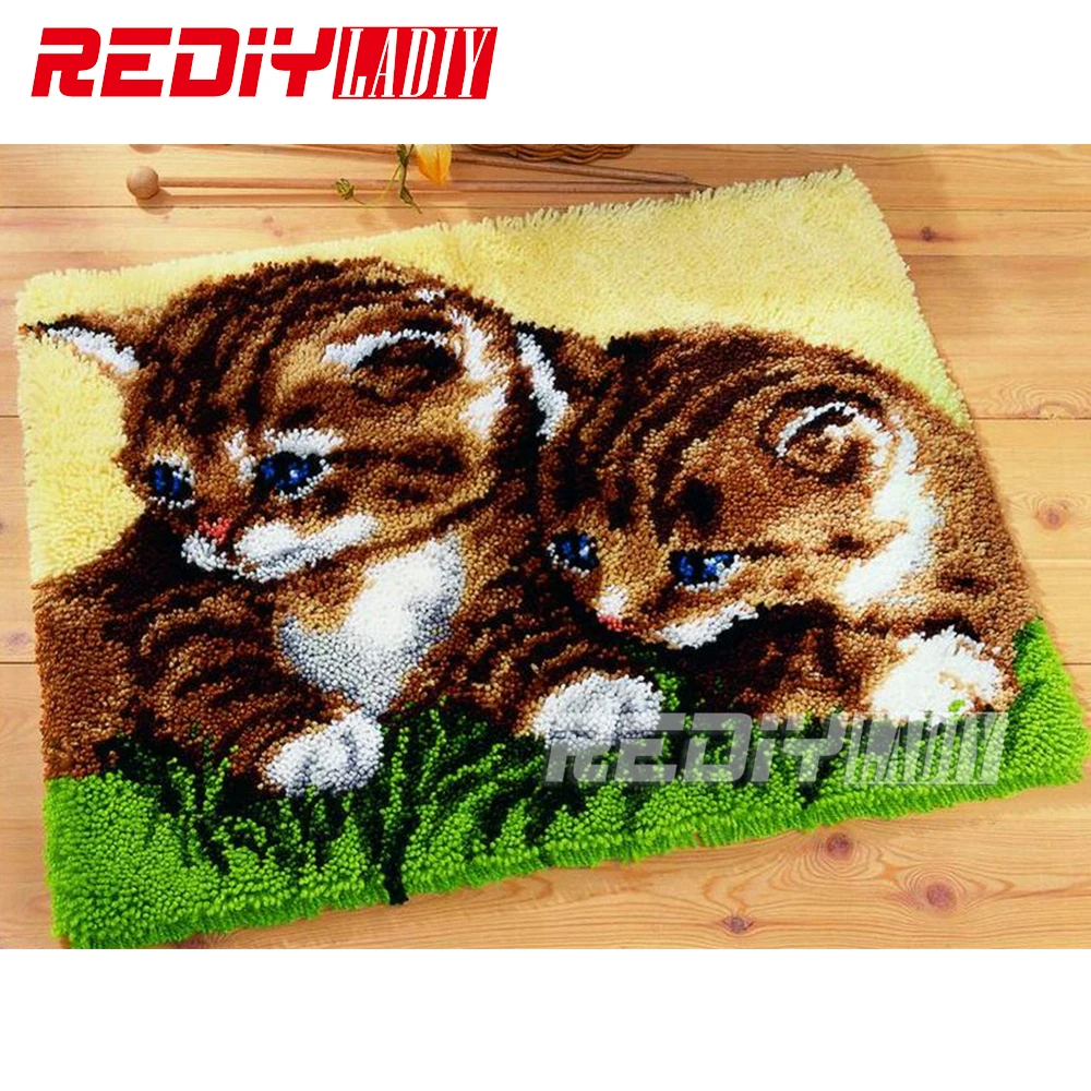 Горячие защелки крючки наборы сделай сам рукоделие необработанные крючком ковер