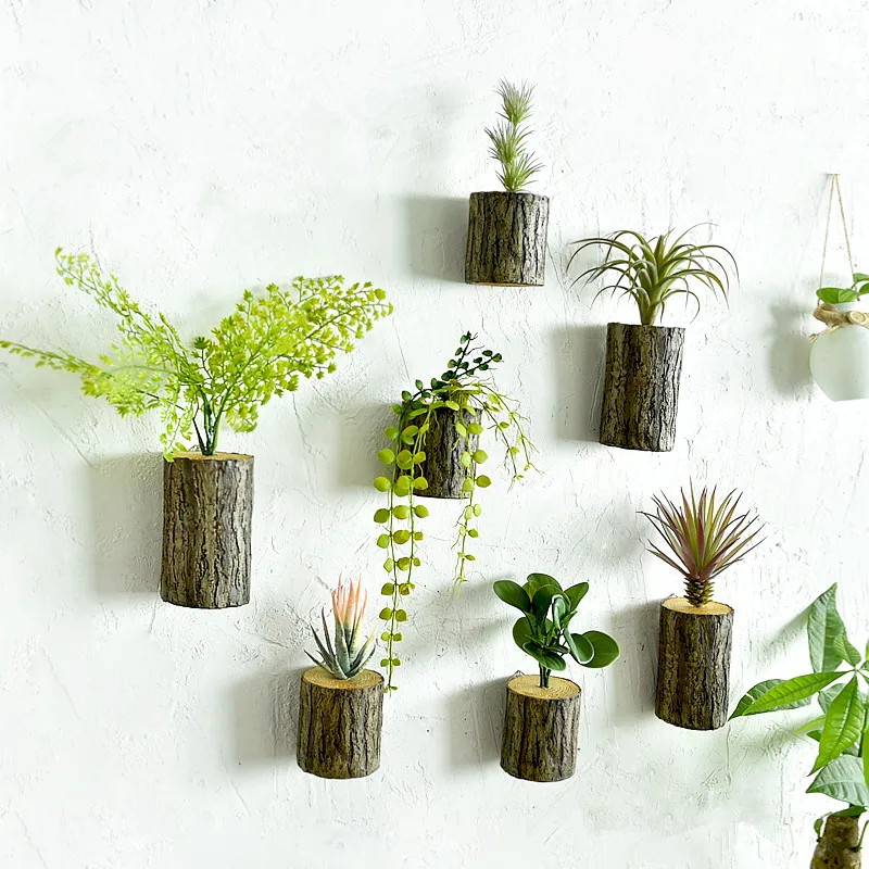 Креативные простые настенные украшения Смола модель дерева чайник коряга с