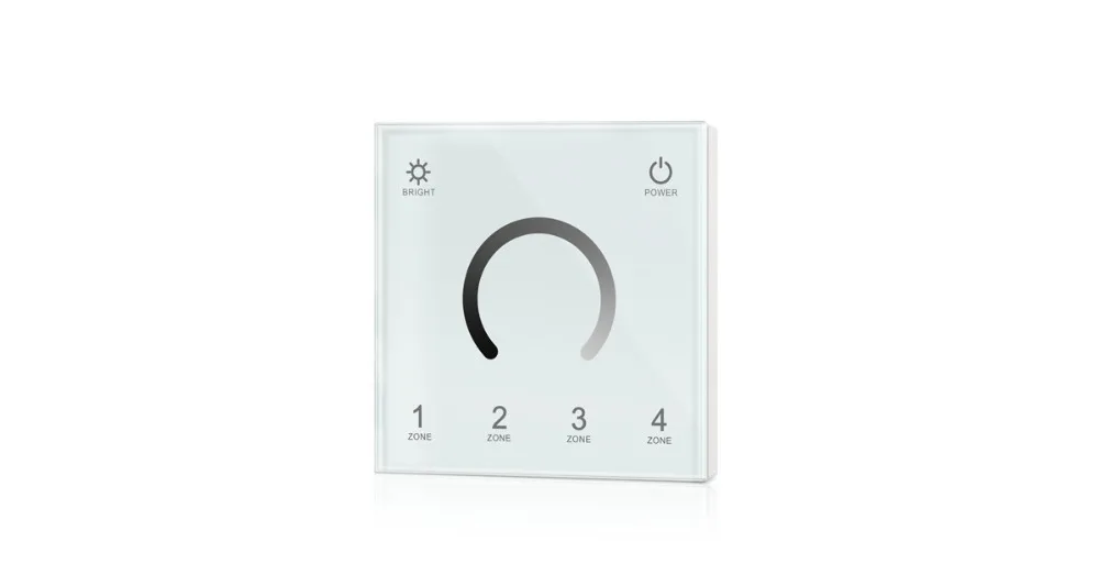 Сенсорный экран Панель 4 зоны Одноцветный DMX512 мастер & RF 2 4G дистанционное