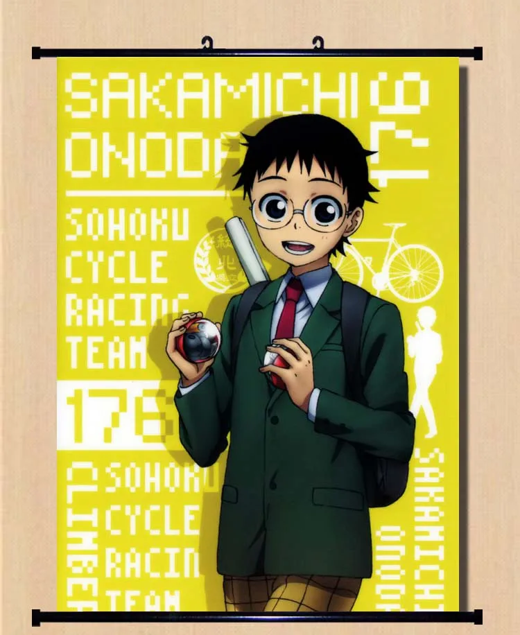 

Anime Decorative Pictures Yowamushi Pedal Sakamichi Onoda & Shunsuke Imaizumi & Shoukichi Naruko Home Decor Wall Scroll Poster