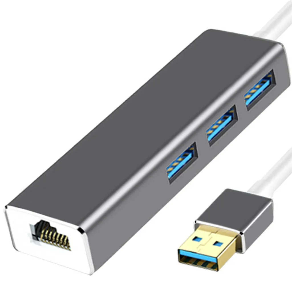 Новинка 2019 usb-хаб LAN Ethernet-разъем и адаптер OTG для Amazon Fire 3 PORT поддержка USB-интерфейса