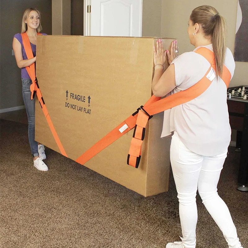 Домашний аккуратный 2 человека переноска и перемещение ремней мебель движущийся