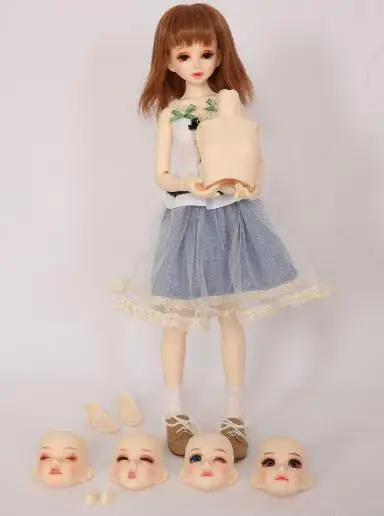 Unoa Lusis BJD куклы 1/4 прекрасные мульти лицевые панели высокое качество смолы фигурки игрушки для детей Сказочная страна