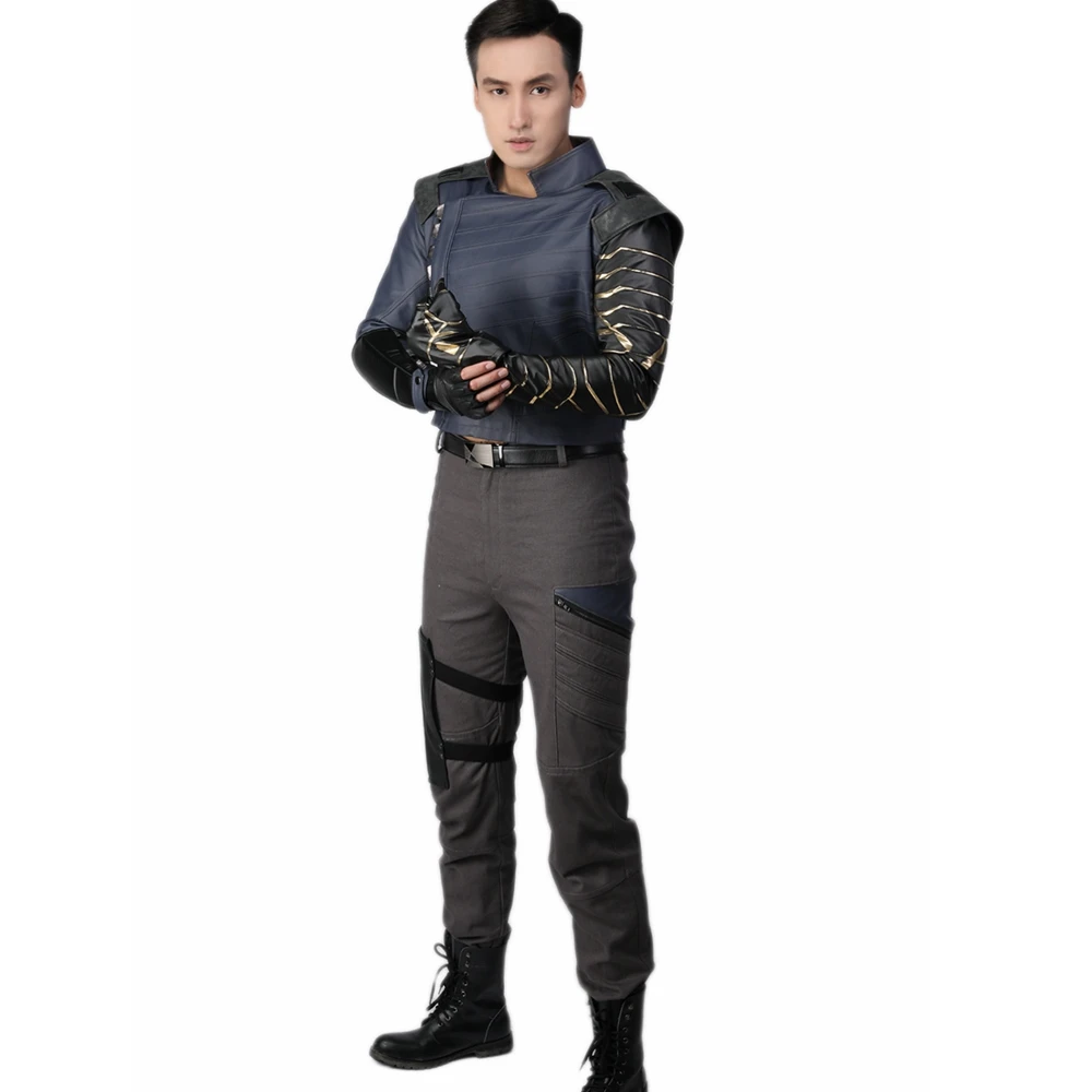 XCOSER Infinity War Косплей Bucky Barnes ПОЛНЫЙ КОМПЛЕКТ Хэллоуин Косплей Костюм для женщин взрослый