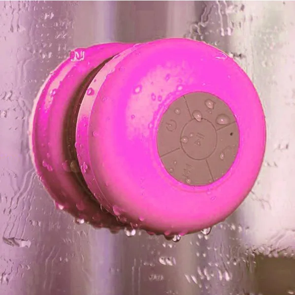 Blue Audio Player Bluetooth Speaker Mini Wireless Waterproof Handsfree Suction Shower for iPhone | Электроника