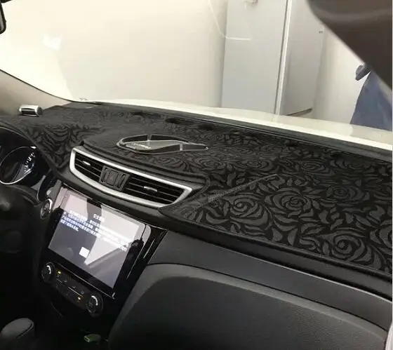 

Фланелевые коврики для Nissan Rogue Sport qashqai j11 2013-2018, аксессуары для стайлинга автомобиля, чехол для приборной панели 2014 2015 2017