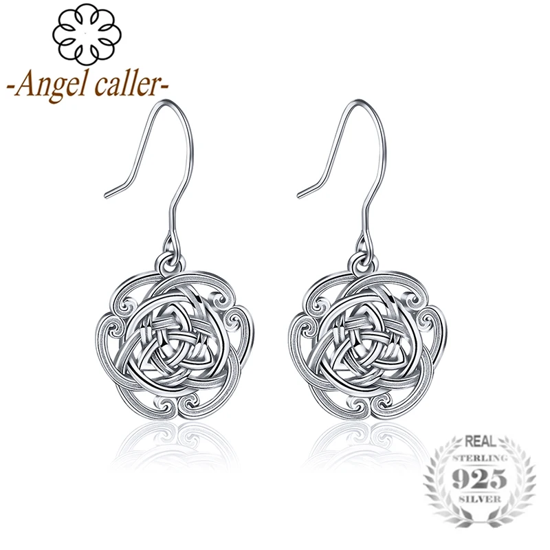 Женские винтажные серьги капельки Angel Caller из стерлингового серебра 925 пробы с