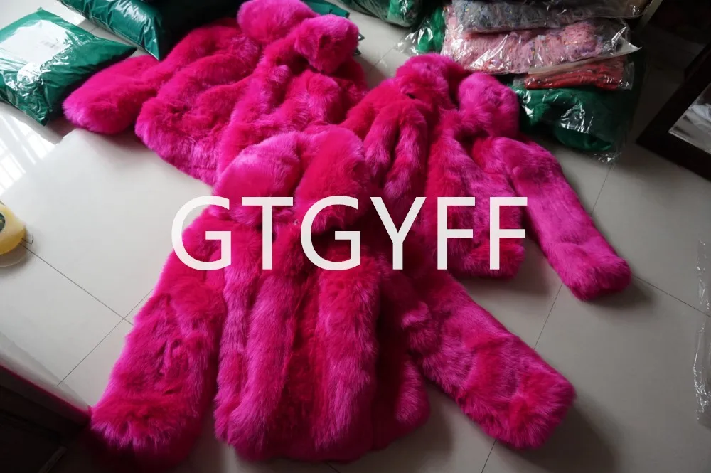 Женская теплая куртка GTGYFF из искусственного меха с воротником на заказ|Куртки
