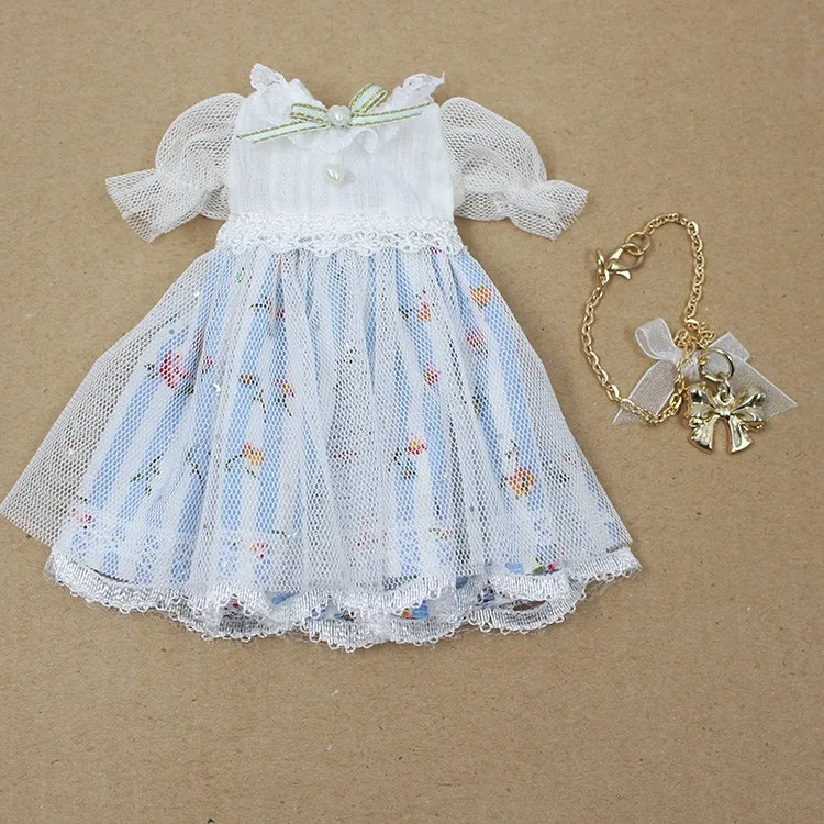 Наряды для куклы Blyth; синий, желтый и розовый костюм с юбкой для 1/6; azone BJD pullip licca