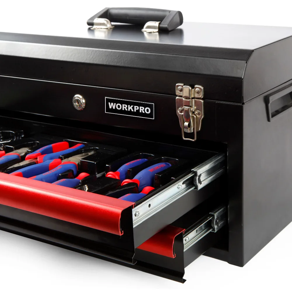 WORKPRO 76PC Home Tool Set Heavy Duty Metal Box Household Kits | Инструменты