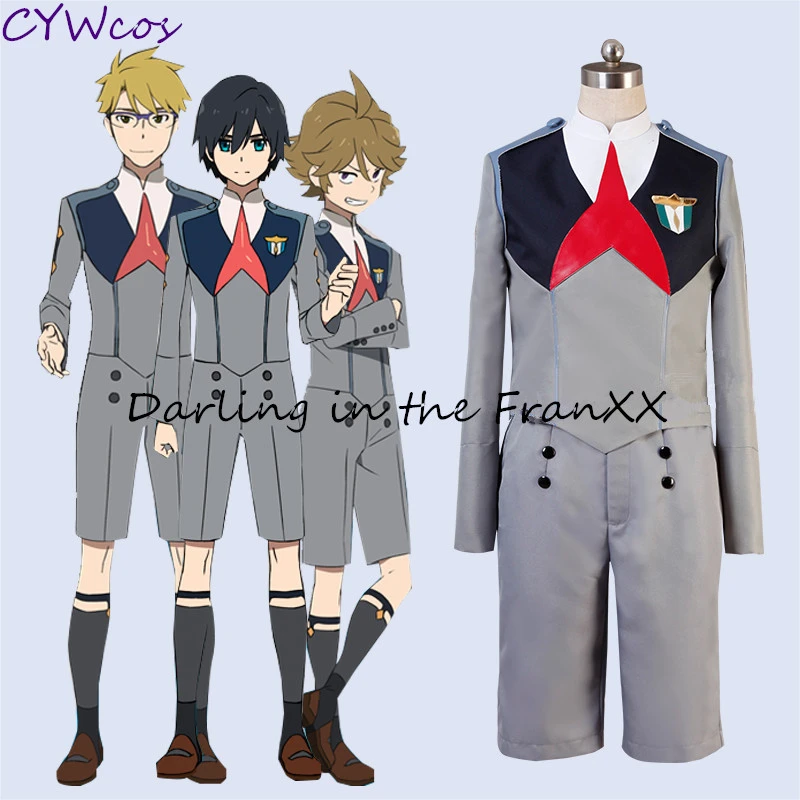Карнавальный костюм Darling in the FranXX HIRO код 016 GORO костюмы ZOROME Unifroms на Хэллоуин топ +