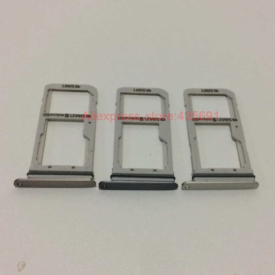10 шт./лот оригинальный двойной лоток для sim карты + держатель карт Micro SD слот Samsung