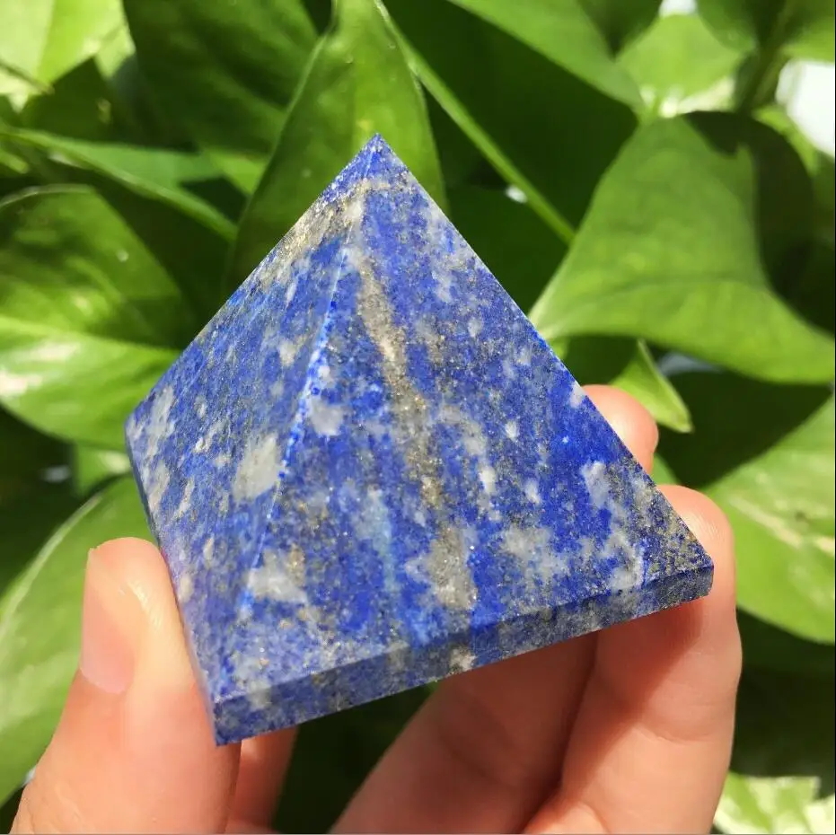 85 г натуральный Лазурит пирамида из кристалла кварца исцеления Китай|Камни| |