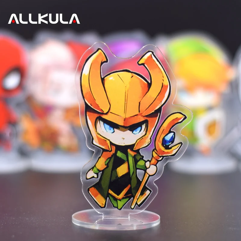 10 см Бесконечная война локи Тор фигурку Капитан Америка милые ПВХ игрушка