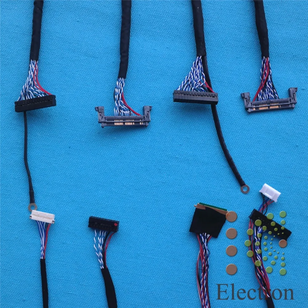 14 шт. набор кабелей для ЖК экрана универсальный кабель LVDS 10 55 дюймов светодиодный