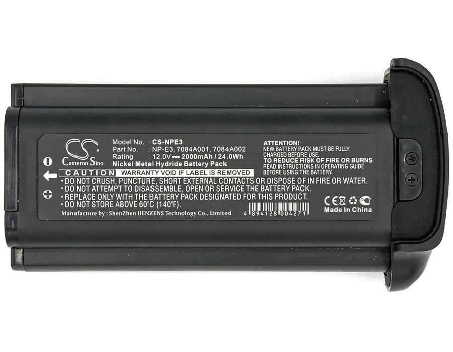 Аккумулятор Cameron Sino 2000 мАч для CANON EOS 1D Mark II N 1DS 7084A001 7084A002 NP E3|Смарт-аксессуары| |