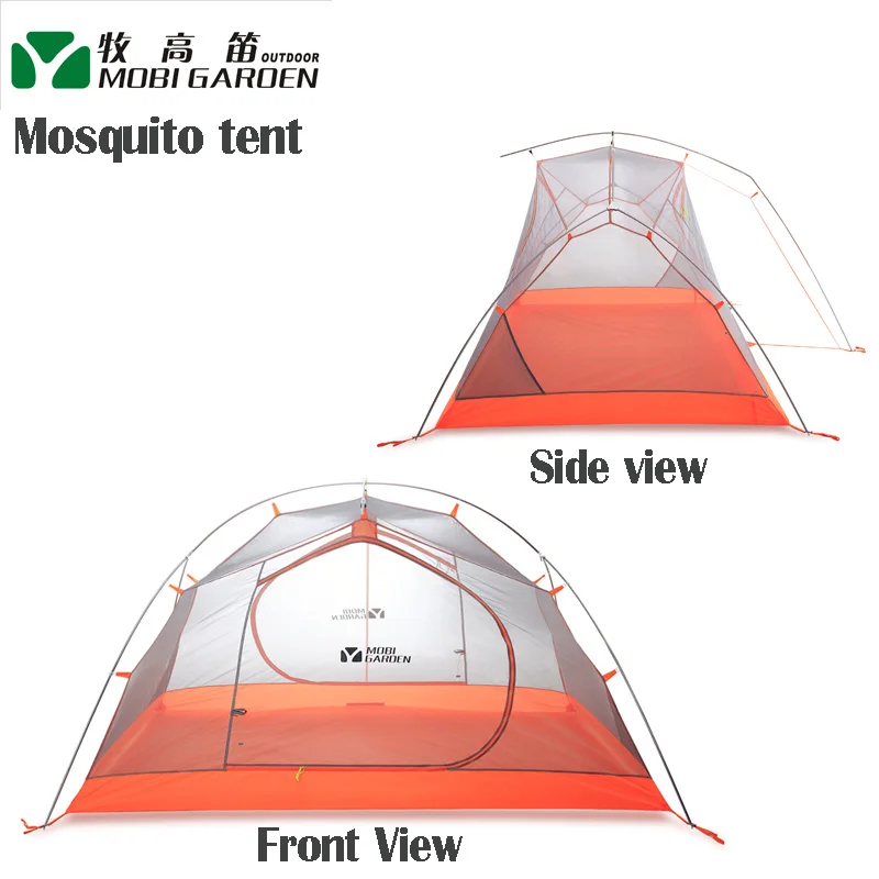 Mobi garden/TIANXUAN 2 210T нейлоновая водонепроницаемая палатка PU5000mm с силиконовым