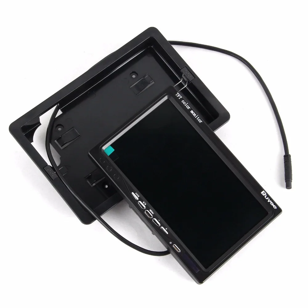 Buyee 18 LED IR Автомобильная задняя камера заднего вида + 7-дюймовый TFT LCD цифровой цветной монитор заднего вида для грузовика.