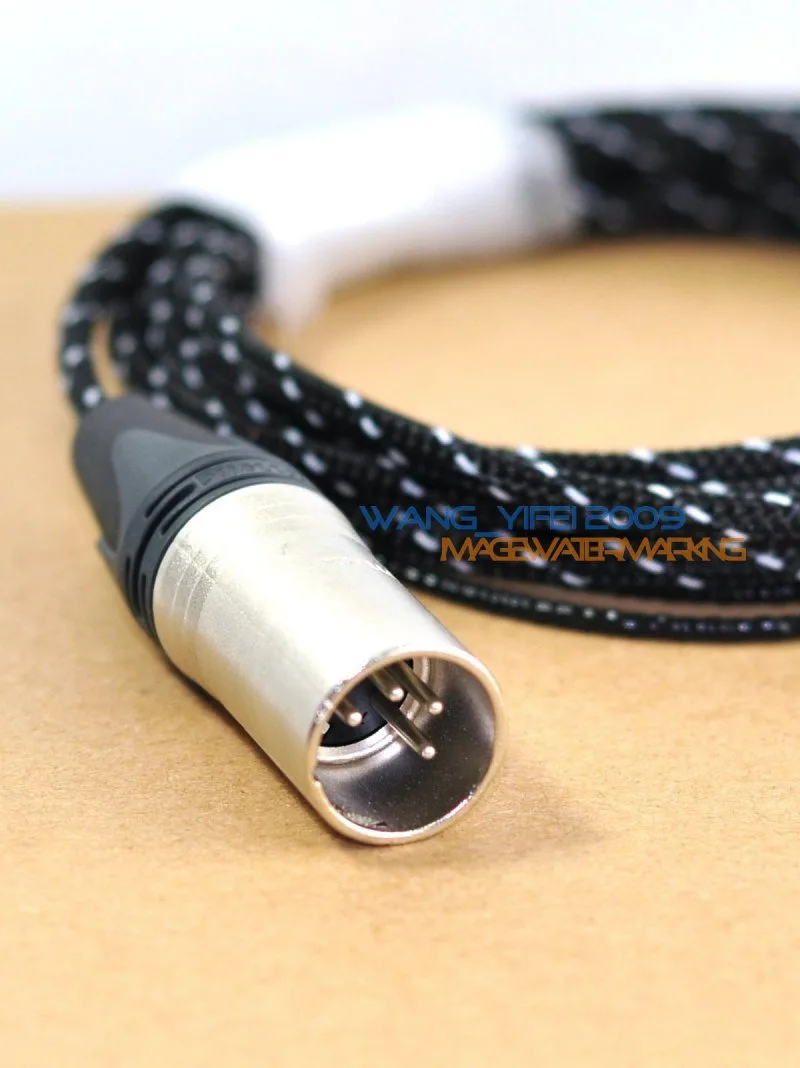 Удивительные ручной работы сбалансированный 2,5 м обновления Hifi кабель для наушников для Sennheiser HD545 HD565 HD580 HD600 HD650 XLR 4-контактный пушка