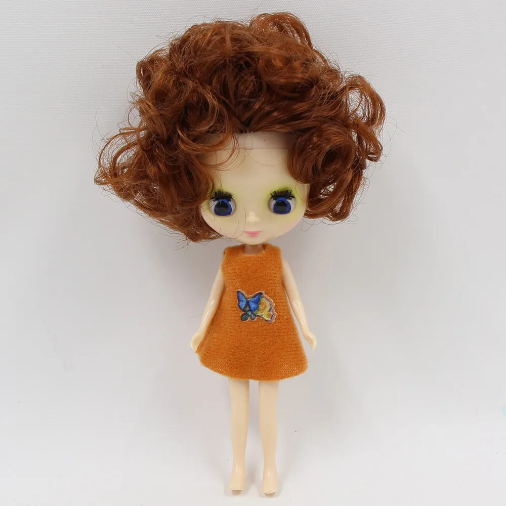 nude doll Ледяная Обнаженная мини кукла blyth 11 см кукла 27 видов стиля для девочки подарок - Цвет: nude doll
