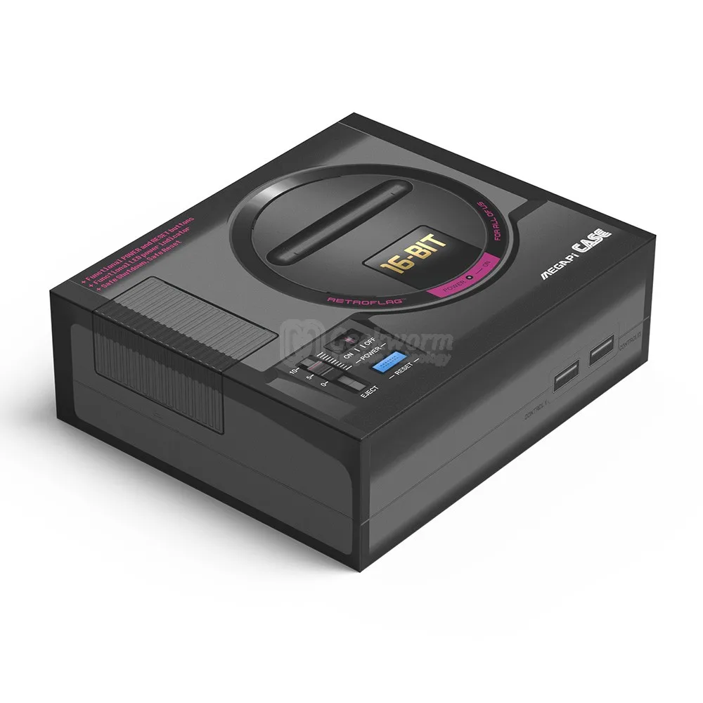 MEGAPi чехол Retroflag Retropie MD Raspberry Pi игровая консоль+ USB проводной геймпад игровой контроллер для Raspberry Pi 3 Model B+(плюс