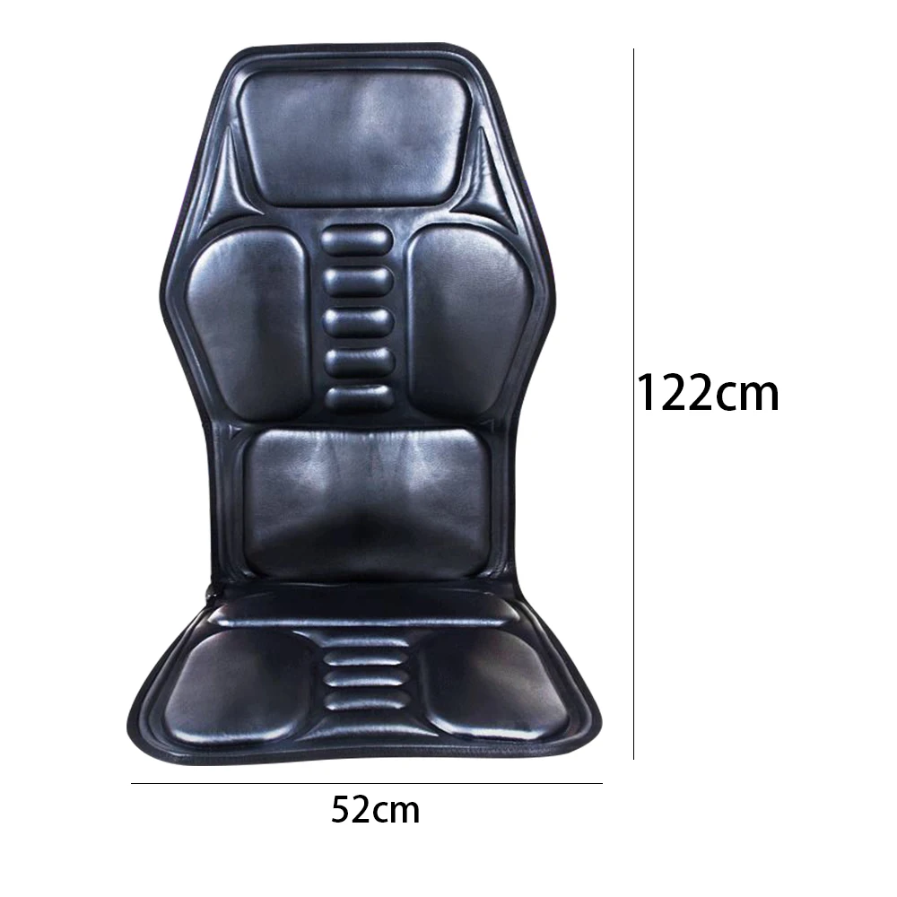 Электрический массажный стул из искусственной кожи с подогревом для спины