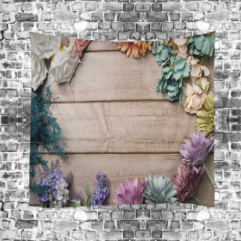 

New Arrivals Home Decorative Tapestry Nordic Creative Simple modern flowers theme pattern 0220 Hanging Wall Retail Wholesale