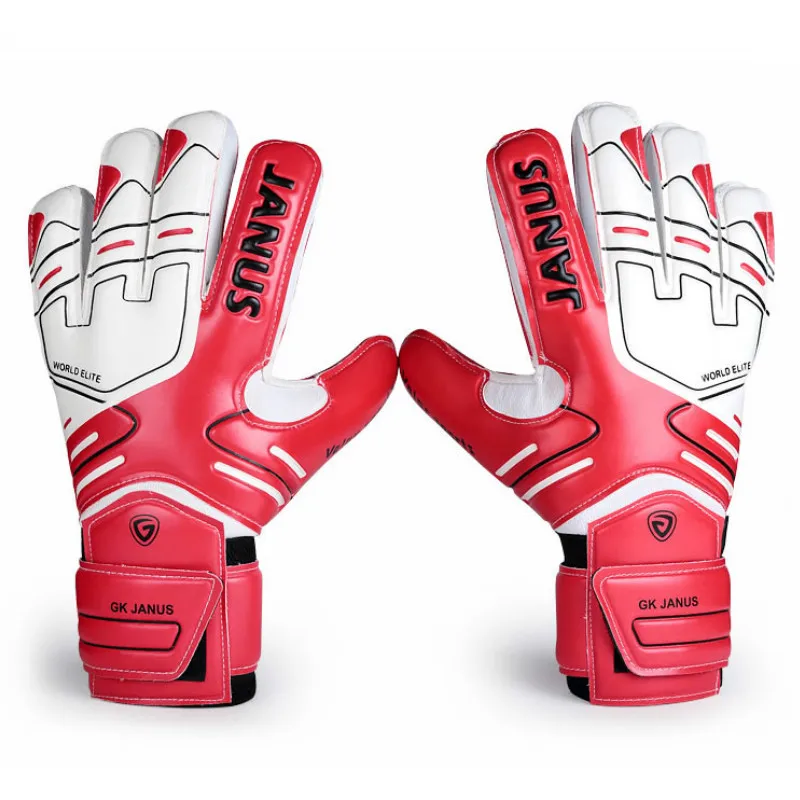 Профессиональные мужские перчатки вратаря с защитой пальцев утолщенные