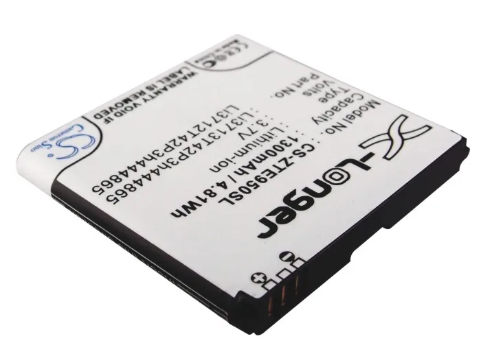 Аккумулятор Cameron Sino 1300 мАч Li3712T42P3h444865 для ZTE/Telstra F950 F952 N61 V880 V887 BASE / DELL/SoftBank/T Mobile