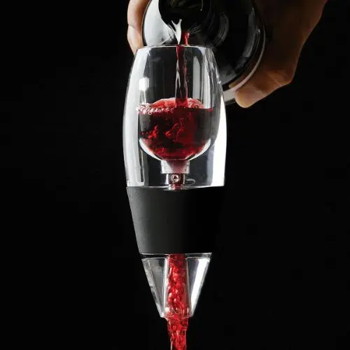 Magique Carafe Aerateur Deluxe avec Тур де Презентация де вин Руж FR для аэрации вина плюс букет