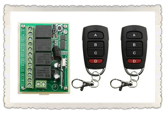 Система беспроводного дистанционного управления teleswitch 12 В постоянного тока 4