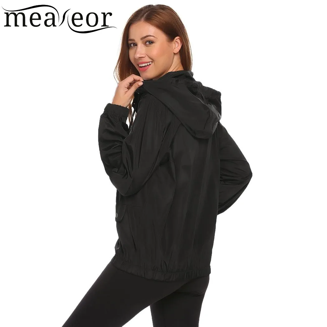 Meaneor/Брендовые женские толстовки с капюшоном повседневные длинным рукавом