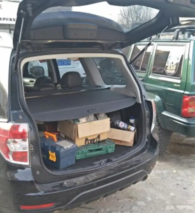 Для SUBARU Forester 2008 2009 2010 2011 2012 задний багажник защитный чехол для груза Высокое качество авто аксессуары