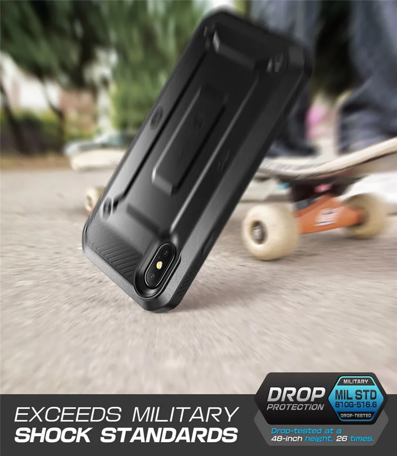 SUP чехол для iPhone Xs чехол UB Pro Серия полный корпус прочная кобура клип крышка со встроенной защитой экрана для iPhone X чехол