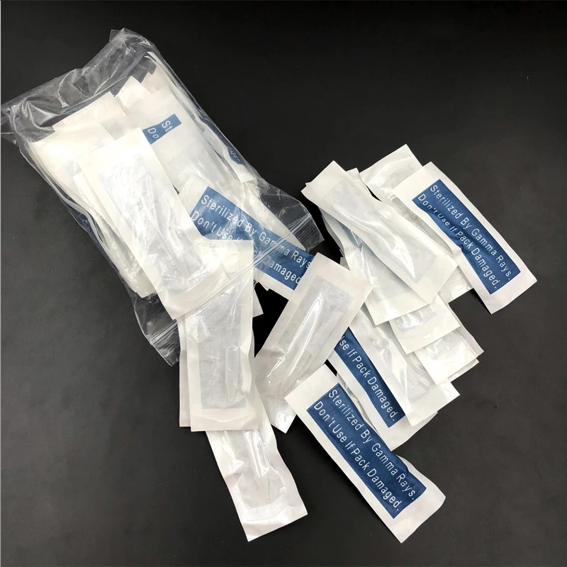 

500Pcs 5&7 Prong Round Needles Caps Individually Packed Permanent Makeup Needle Tips For Dragon /Mosaic / Merlin/ Tattoo Machine
