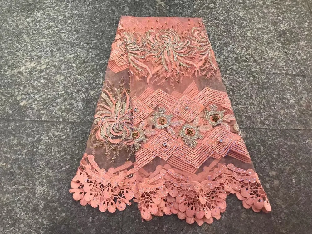 2018 Африканский Французский кружевной ткани Высокое качество тюль для свадебного