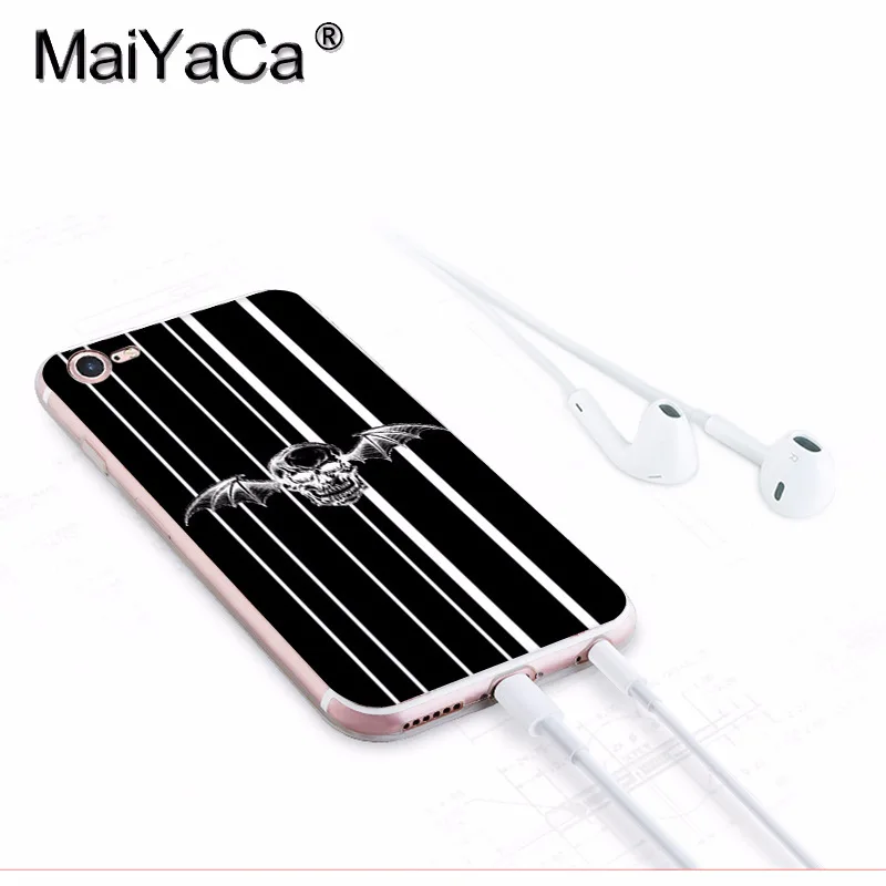 6 MaiYaCa Avenged Sevenfold роскошный резиновый чехол для телефона iphone 11 pro 8 7 66S Plus X 10 5s SE XS XR XS MAX Coque Shell - Цвет: 6