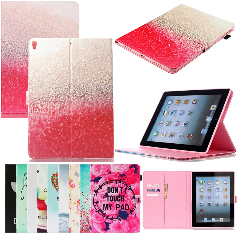 Планшет A1701 A1709 Funda для iPad Pro 10 5 &quot2017 роскошный кожаный бумажник с мультяшным