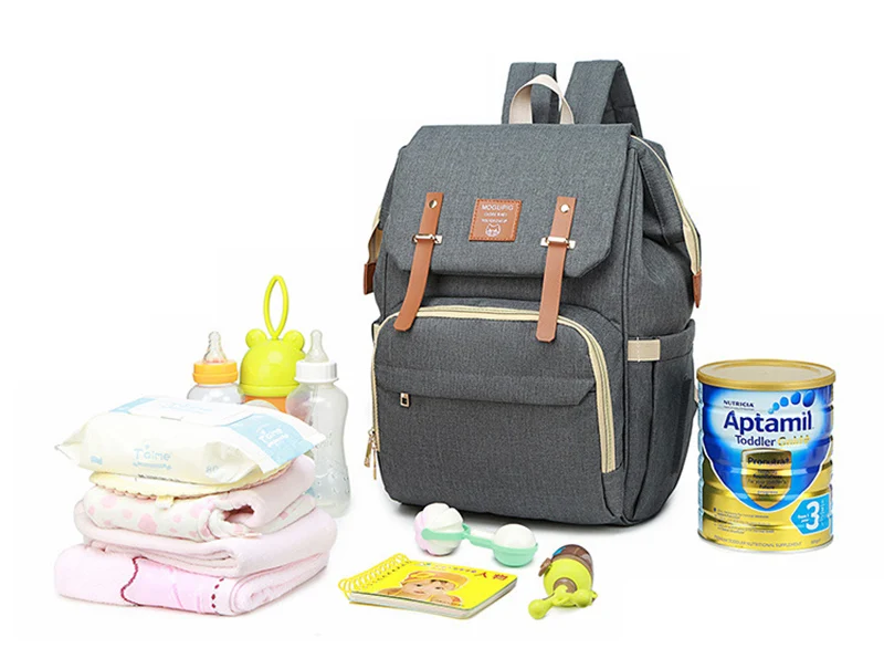 Baby Diaper Bag Backpack Mummy Daddy USB Backpack Stroller Nappy Bag Waterproof Oxford Handbag Nursing Bags Kits Maternity Bags