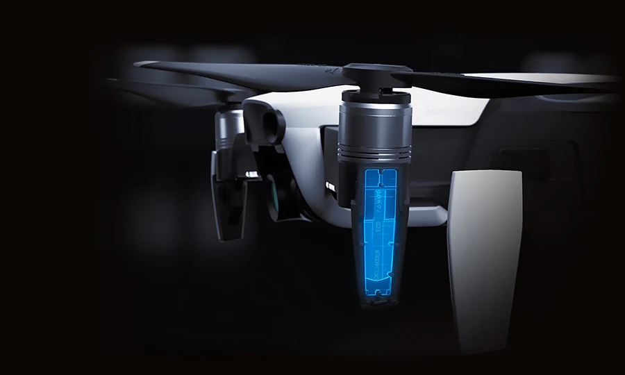DJI Mavic Air Складной& Портативный Дрон 32MP Сфера панорамы 3-осевому гидростабилизатору и 4K Камера до 21 минут времени полета комбо