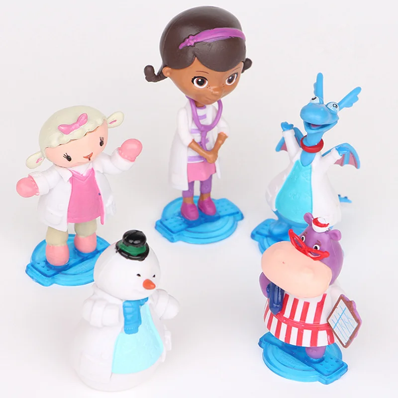 Doc McStuffins игрушка больница девочка Lambie ягненок туффи Дракон Детский Снеговик