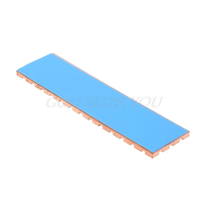 Медный теплопроводящий клей 2 мм 3 4 толщина для M.2 NGFF 2280 PCI-E NVME SSD Прямая поставка |