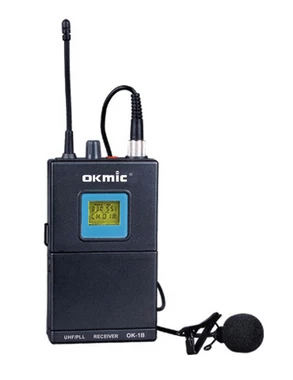 Высококачественная Беспроводная микрофонная система okmic OK-4D/1B H3 Professional UHF/PLL